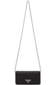 Prada - Black Quilted Envelope Bag