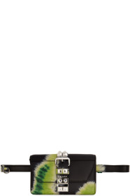 Prada - Sac à motif tie-dye noir Elektra exclusif à SSENSE