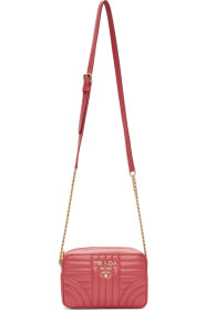Prada - Sac matelassé rose Diagramme