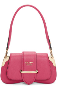 Prada - Sac à bandoulière rose Mini Sidonie