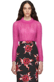 Prada - Pink Mohair Oversized Sweater