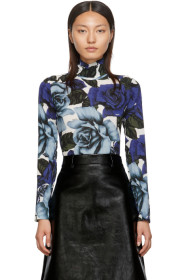 Prada - Blue Flowers Turtleneck