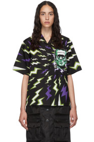 Prada - Chemise noire Frankenstein édition Universal Studios