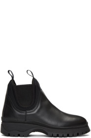 Prada - Bottes chelsea noires Tonal