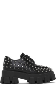 Prada - Derbys noirs Brushed Stud