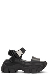 Prada - ブラック Teva プラットフォーム サンダル