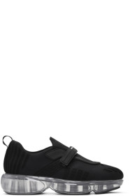 Prada - Baskets en maille noires Clear Cloudbust