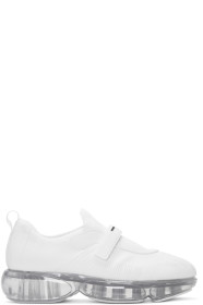 Prada - Baskets en maille blanches Clear Cloudbust
