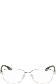 Prada - Lunettes argentées et vertes Lifestyle