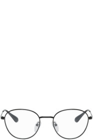 Prada - Lunettes rondes noires