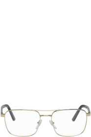 Prada - Lunettes dorées et écailles de tortue Heritage