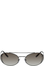 Prada - Lunettes de soleil en métal noires