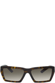 Prada - Lunettes de soleil rectangulaires écailles de tortue