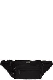 Prada - Black Nylon Montagna Belt Pouch