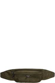 Prada - Khaki Nylon Belt Bag