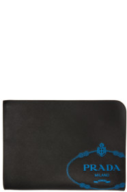 Prada - Black Saffiano Travel Folio