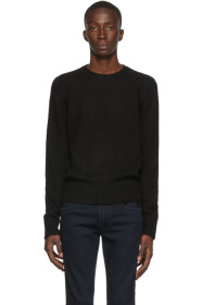 Prada - Black Shetland Raglan Sleeve Sweater
