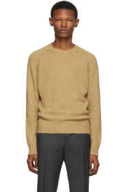 Prada - Tan Shetland Wool Sweater