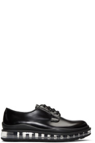 Prada - Black Leather Bounce Derbys