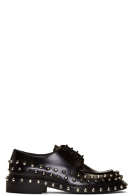 Prada - Black Studded Derbys