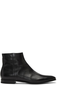 Prada - Black Canguro Zip Boots