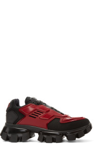 Prada - Black & Red Cloudbust Thunder Sneakers