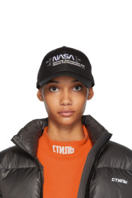Heron Preston - Black Embroidered Logo Cap