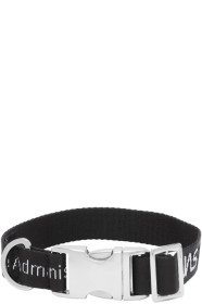 Heron Preston - Collier pour chien noir Jacquard Tape édition VIP