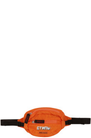 Heron Preston - Orange Mini 'Style' Fanny Pack Pouch