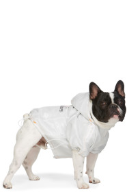 Heron Preston - Coupe-vent pour chien à logo blanc édition VIP