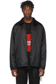 mastermind WORLD - Black Anarchy Ver 1 Coach Jacket