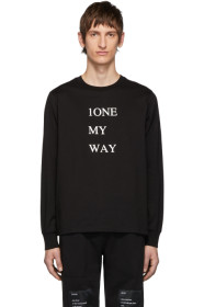 TAKAHIROMIYASHITA TheSoloist. - Black '1One My Way' Long Sleeve T-Shirt