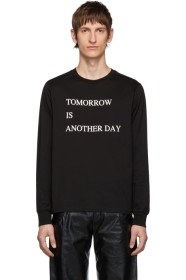 TAKAHIROMIYASHITA TheSoloist. - Black 'Tomorrow Is Another Day' Long Sleeve T-Shirt