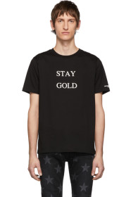 TAKAHIROMIYASHITA TheSoloist. - Black 'Stay Gold' T-Shirt