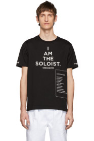 TAKAHIROMIYASHITA TheSoloist. - Black High Gauge Jersey Bootleg Staff T-Shirt