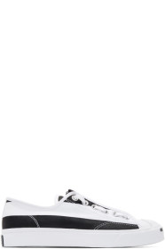 TAKAHIROMIYASHITA TheSoloist. - Baskets à glissières blanches et noires Jack Purcell édition Converse