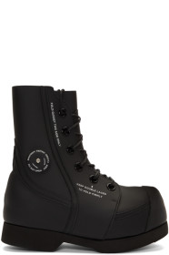 TAKAHIROMIYASHITA TheSoloist. - Black Big Fat Toe Boots