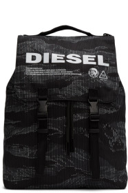 Diesel - Sac à dos noir et gris Volpago