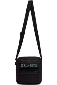 Diesel - Sac messager indigo et noir Sandrigo