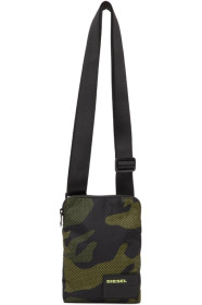 Diesel - Sac à bandoulière vert Camo Discover Me