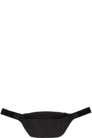 Diesel - Sac-ceinture en denim noir Subtoryal