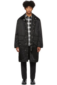 Diesel - Manteau noir Adam Over