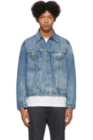 Diesel - Blouson en denim bleu D-Bray