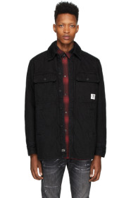 Diesel - Blouson noir D-Black Welles