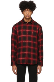 Diesel - Chemise noire et rouge Marlene-C