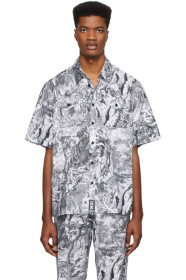 Diesel - Chemise noire et blanche S-Wed-Kaos