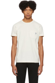 Diesel - T-shirt blanc cassé Works