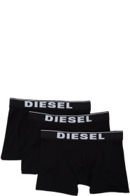 Diesel - Three-Pack Black UMBM Sebastian Boxer Briefs