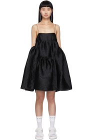 Cecilie Bahnsen - Black Elin Strap Matelassé Dress