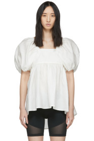 Cecilie Bahnsen - White Silk Rita Blouse